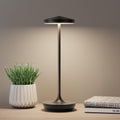 LED Rechargeable Portable Cordless Table Lamp (Black)