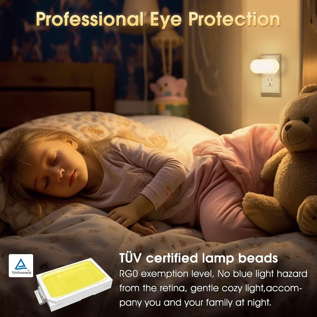 DORESshop Led Night Lights Plug into Wall Soft White,Dimmable Night Light