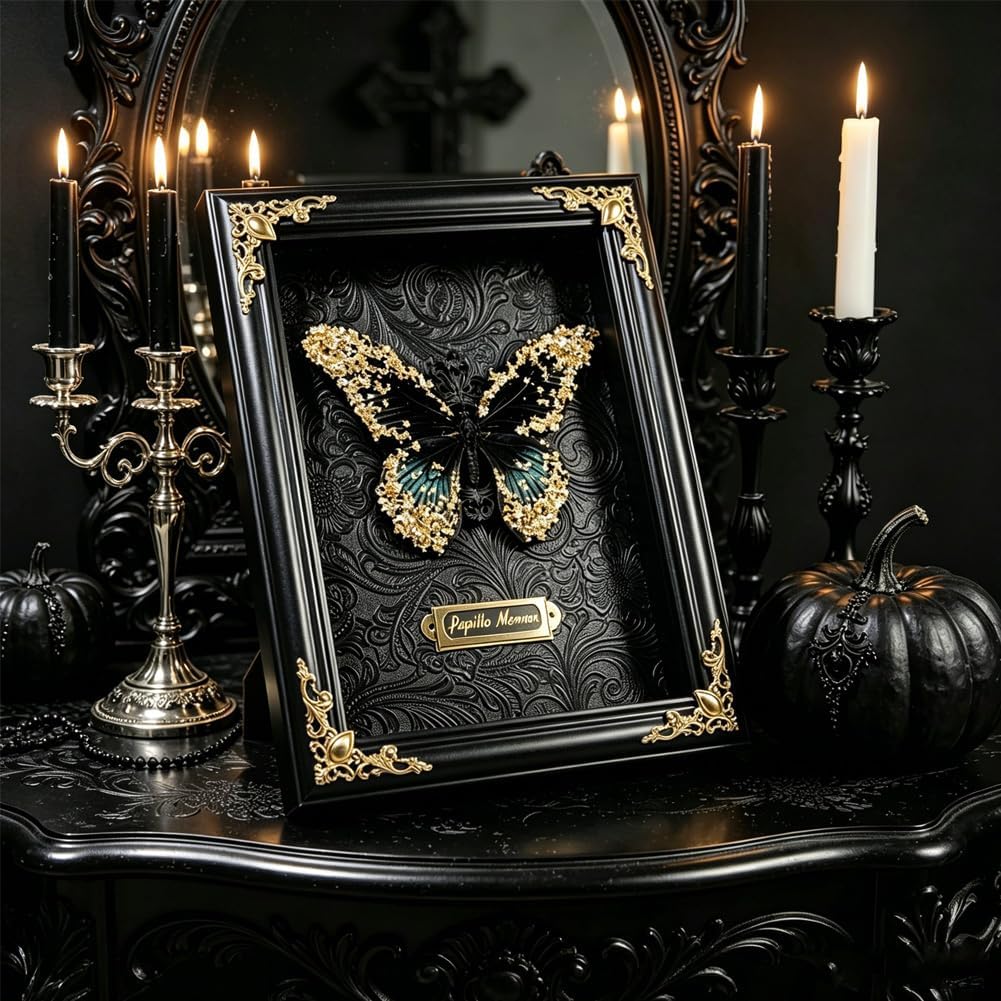 Real Handmade Taxidermy Butterfly Framed Handcrafted Art Processing