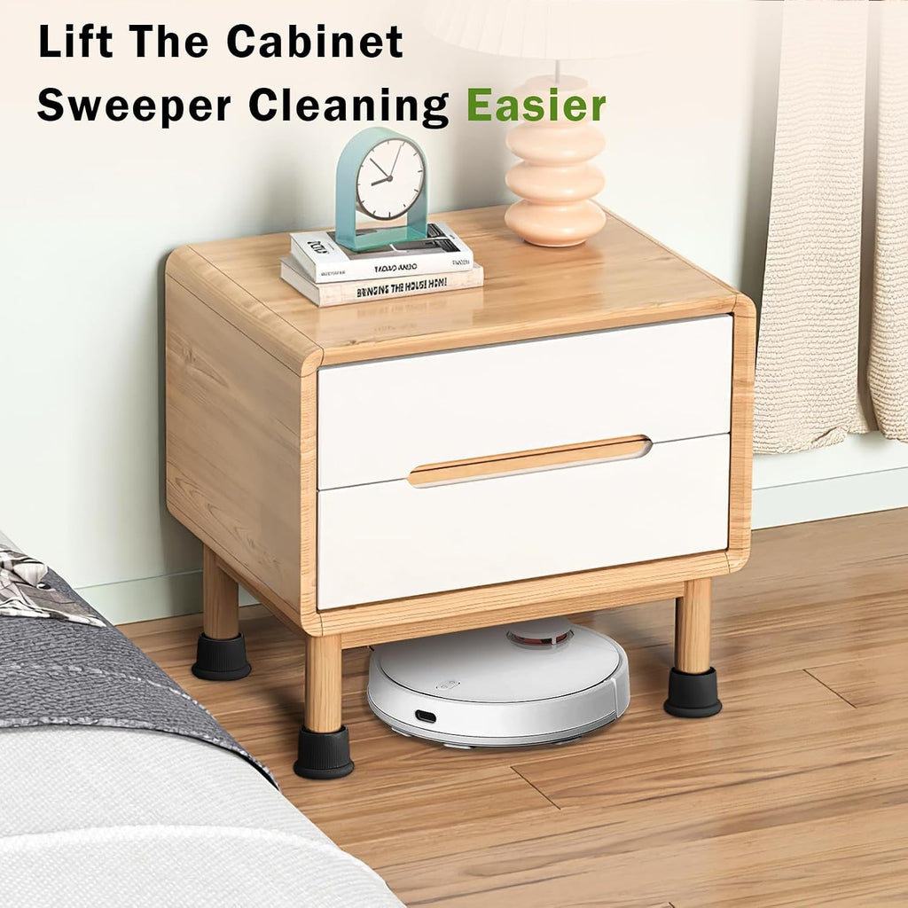 Adjustable Furniture Risers for Table,Desk,Cabinet,Bedside Table Heavy Duty