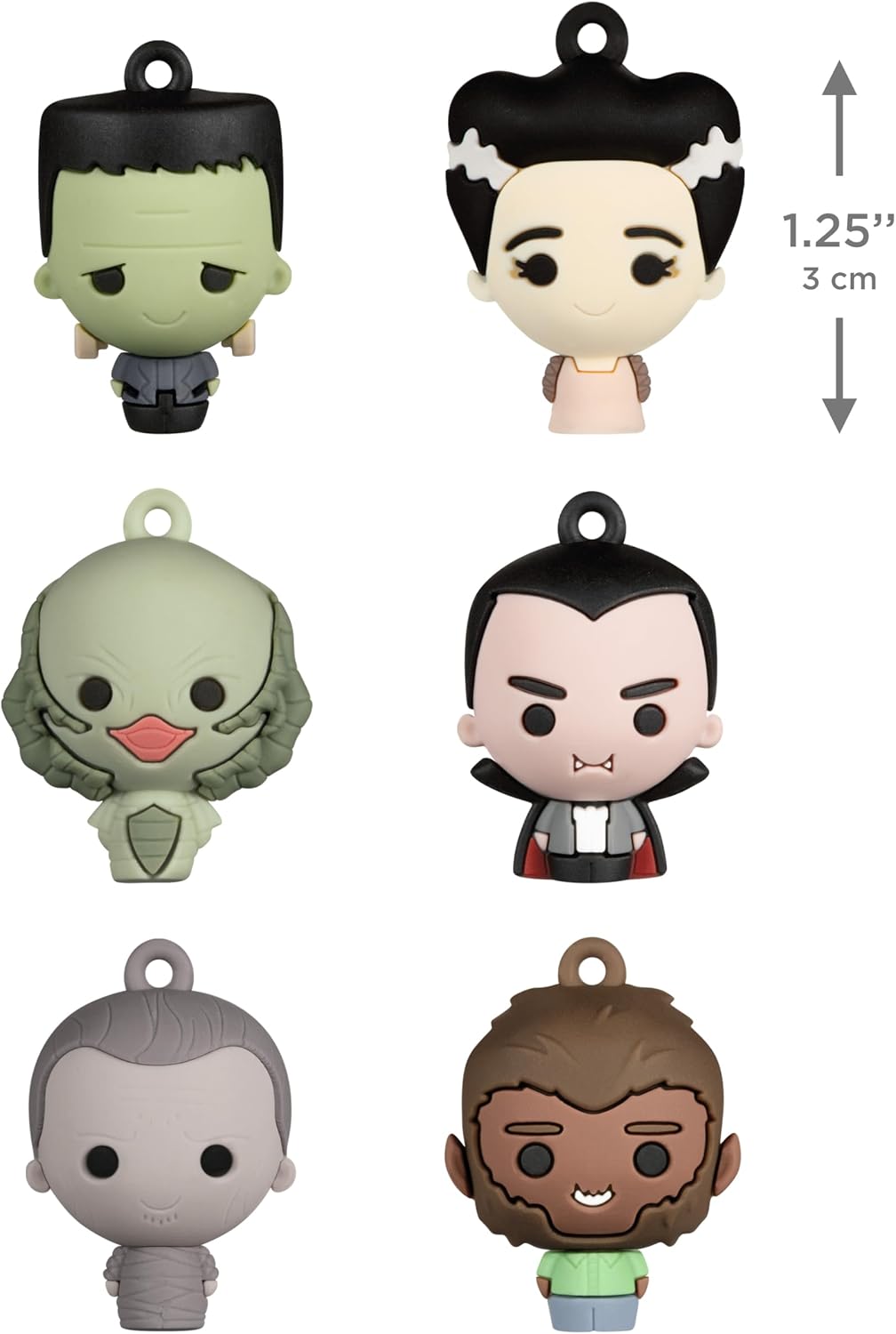 Hallmark Mini Monsters Christmas Ornaments (Set of 6)