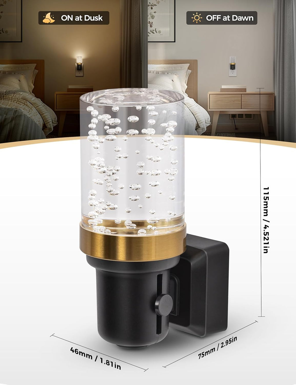 DORESshop LED Night Light, Modern Decorative Design Nightlights