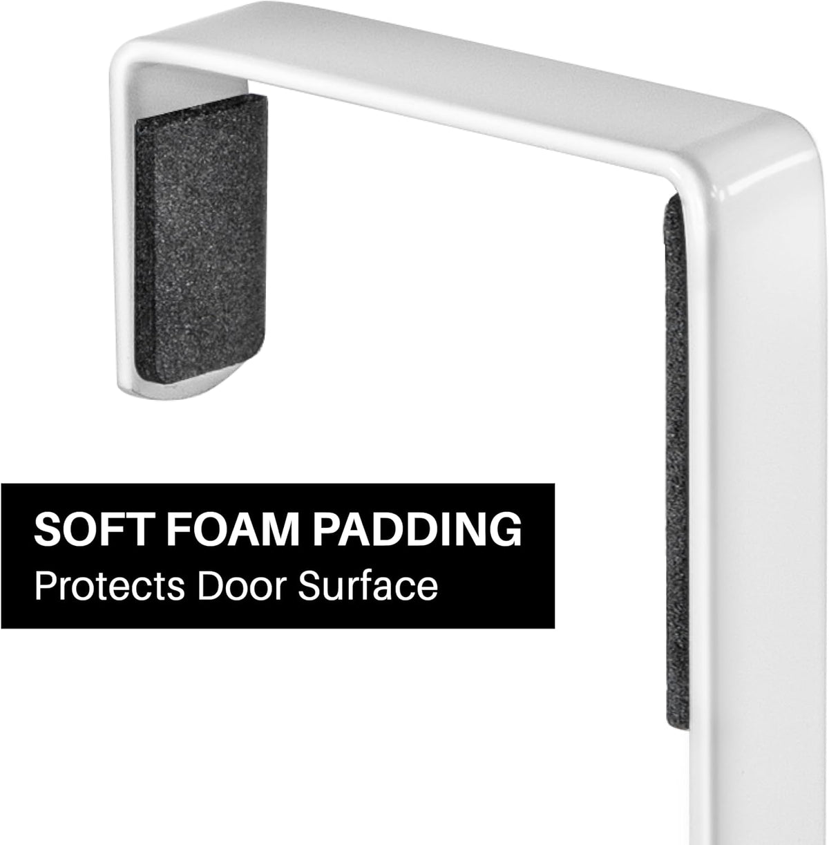 LYNK Professional® Home™ Over the Door Hooks - 28 Hook – Over the Door Coat Rack - Over the Door Hanger - Hanging Towels or Clothes - Bathroom, Bedroom, Laundry Room - Lifetime Ltd. Warranty, White