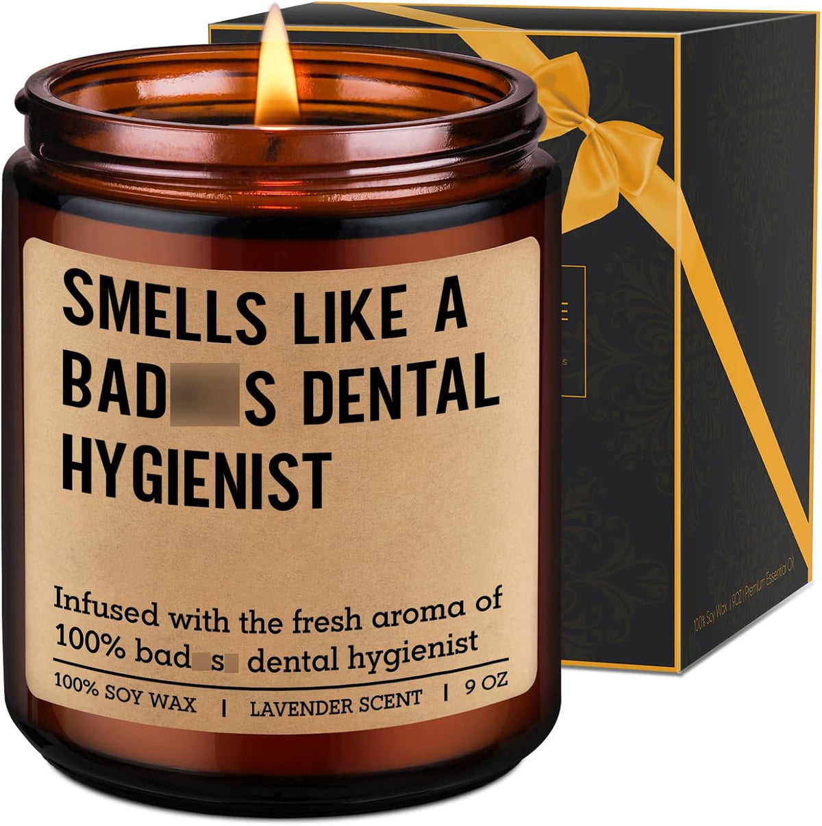 LEADO Candle, Dental Hygienist Gifts - RDH Graduation, Dental Hygiene Gifts