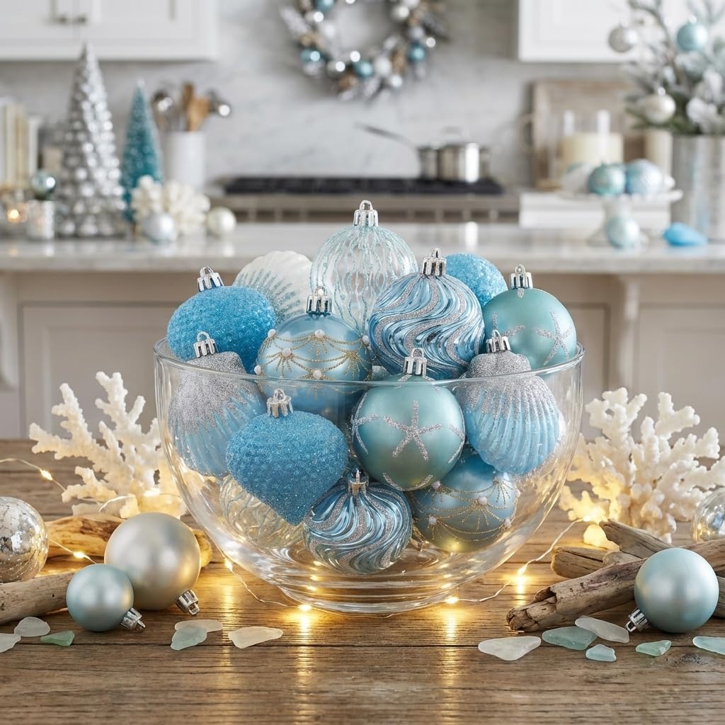 Valery Madelyn 16ct Christmas Ornaments Tree Decorations Set 2.36 Inch