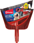 O-Cedar Pet Pro Broom with Step-On Dustpan | Removes Over 99% of Dust & Dirt in One Sweep | Removes 3X More Pet Hair | Quiet Cleaning Tool for Cat and Dog Owners
