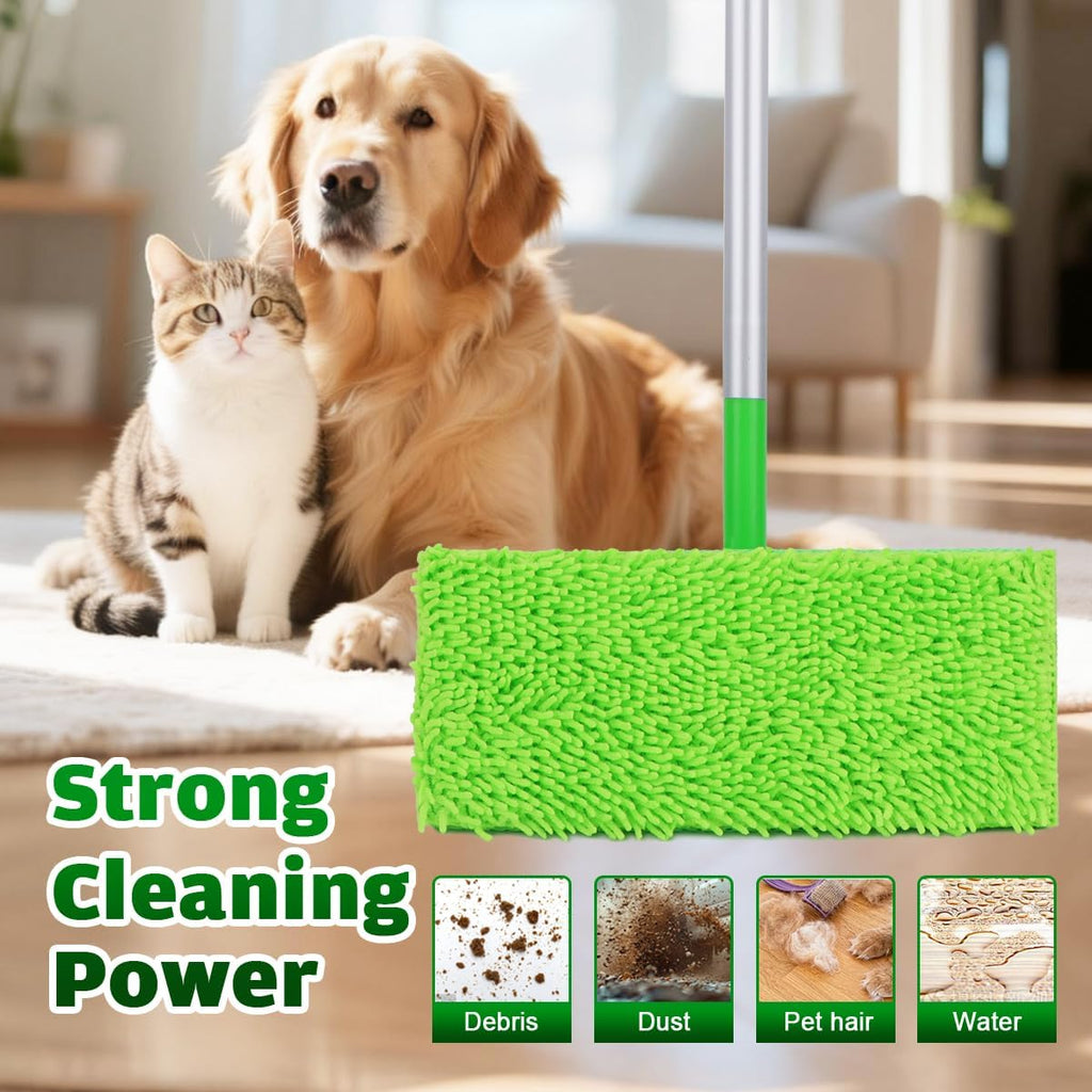 UNIMADE Reusable Microfiber Mop Pads Compatible with Swiffer Sweeper