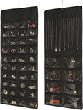48 Pockets Hanging Jewelry Organizer with Necklace Straps
