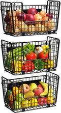 Magnetic Shelf for Fridge - 3 Pack Fruit & Vegetable Storage Organizer