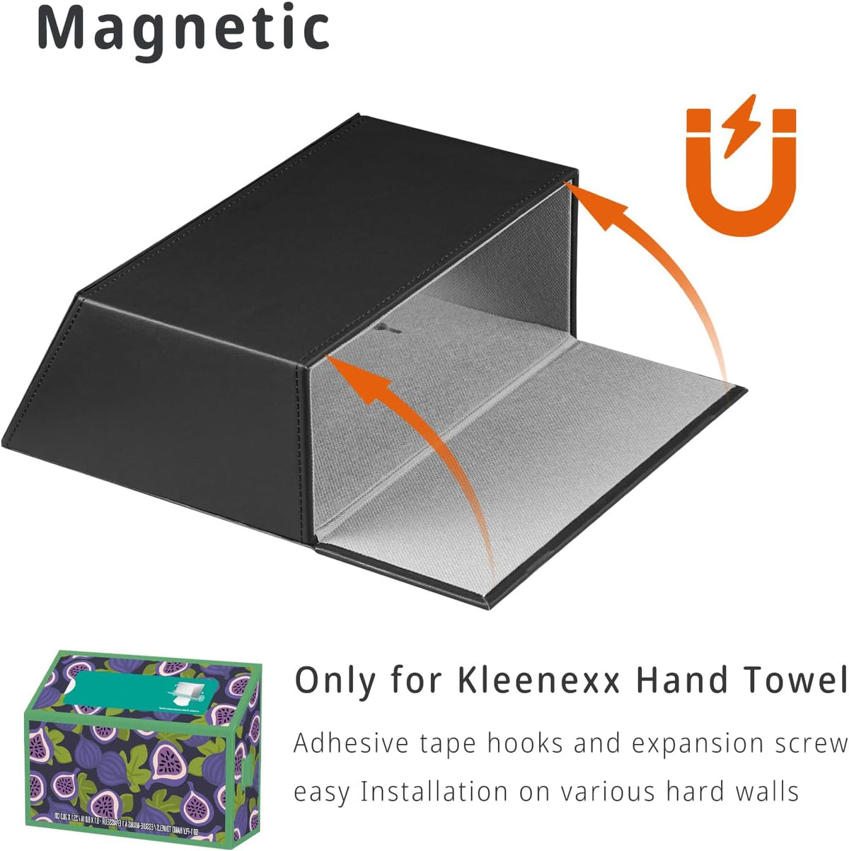 Hand Towels Box Cover Compatible with Kleenex Disposable Paper Hand Towels