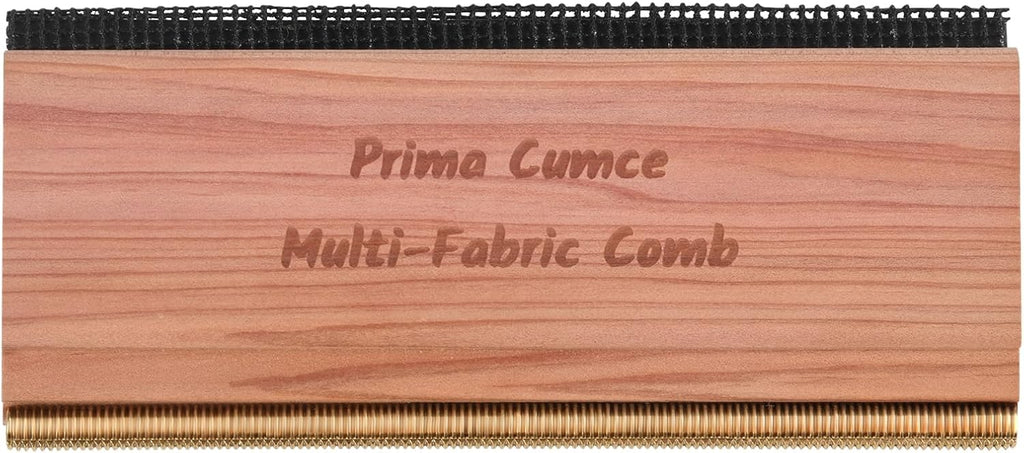Cashmere Comb – 100 x 44 x 10mm Multi-Fabric Shaver for Clothing – Durable Cedar Wood Comb with Metal Pick – Easy to Use and Portable Fiber Cloth Pilling Remover Ideal for Sweaters, Fuzz