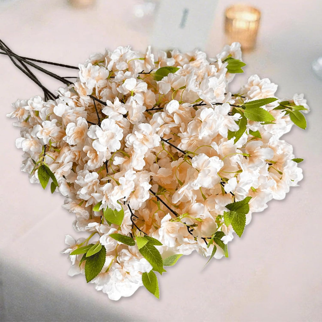 5 Pieces of Simulated Cherry Blossom Branch Arch Floral Decoration