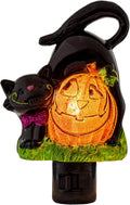 Novelty Lights LED Pumpkin & Black Cat Halloween Decoration Night Light