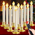 10 Pack Christmas Window Candles Lights Battery Operated Candles Decoration