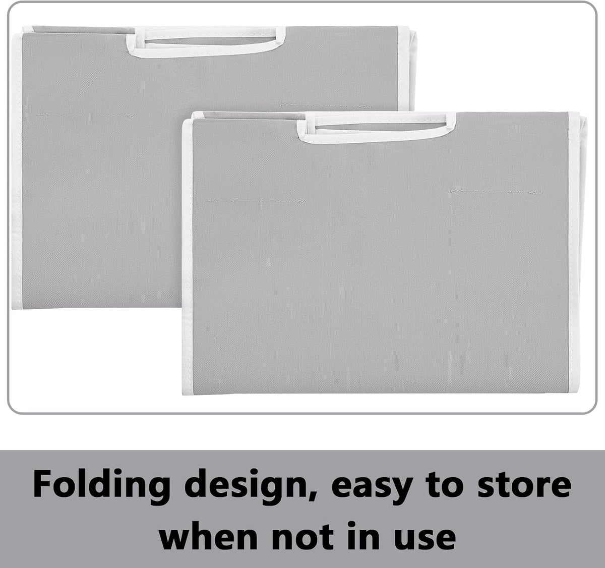 Bonuci 2 Pcs Laundry Sorter Replacement Bags, Gray