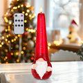 Christmas Flameless Candles with Remote, Santa Claus Countdown Candles