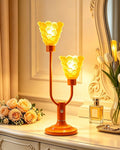 Lightdot Mid Century Modern Table Lamp Orange Vintage Lamp Gift Dimmable