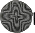 4.8M(15.75FT) Spiral Cable Protector, Multicolor Suitable for Most Phone/Pad/Laptop USB Wire Cord Savers Protection Cover Anti-Break Wrap Charger Data Line Cables Sleeves, Laser Black