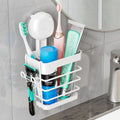 Upgraded Suction Cup Toothbrush Holder with Visible Safety Indicator, White