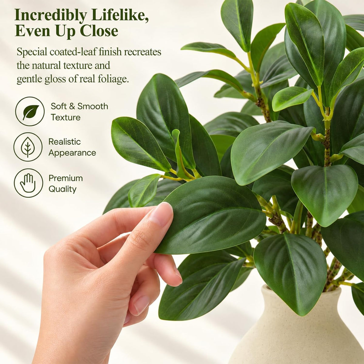 Artificial Eucalyptus Stems Potted Plant Faux Plants Indoor Fake Plant