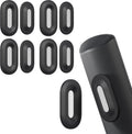 4Pack Magnetic Remote Control Holder Wall Mount, No Drill-Black