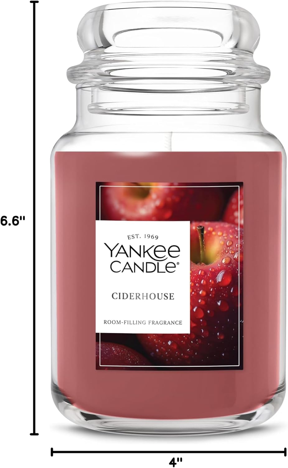 Yankee Candle Ciderhouse Scented Candle, 22oz Large Jar