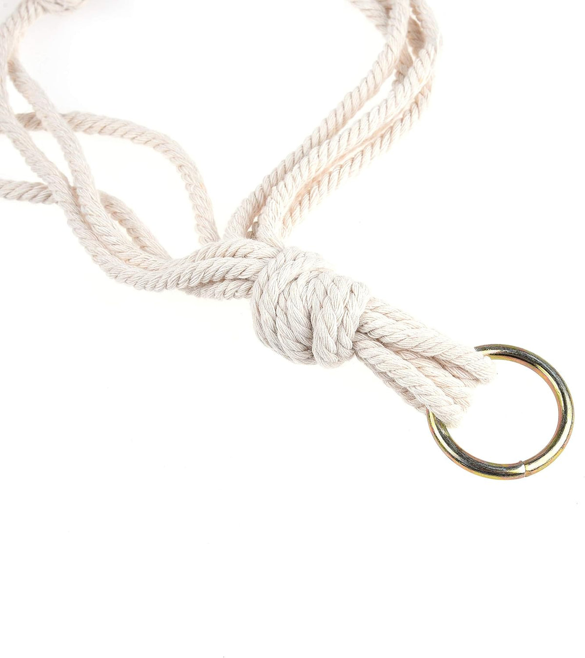 Kare & Kind 3-Tier Macrame Plant Hanger - Includes a Hook, Expansion Bolt, Cleaning Cloth - 3 Pot Display - Cotton Rope Material- for Flower Pots and Hanging Plants - Indoor and Outdoor Use