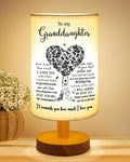 Granddaughter Gifts from Grandma, to Granddaughter Fabric Table Lamp