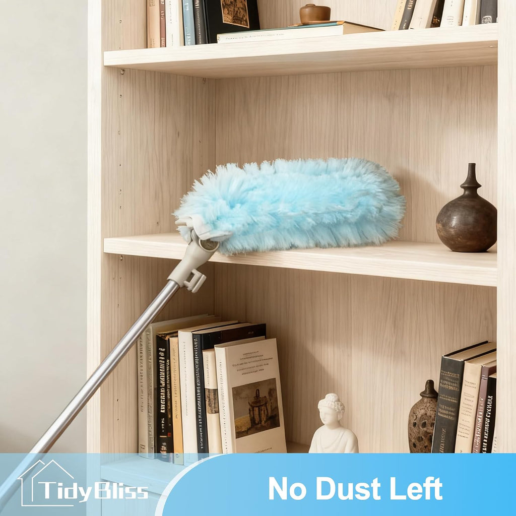 TidyBliss 6 ft Extendable Dusters for Cleaning Compatible with Swiffer