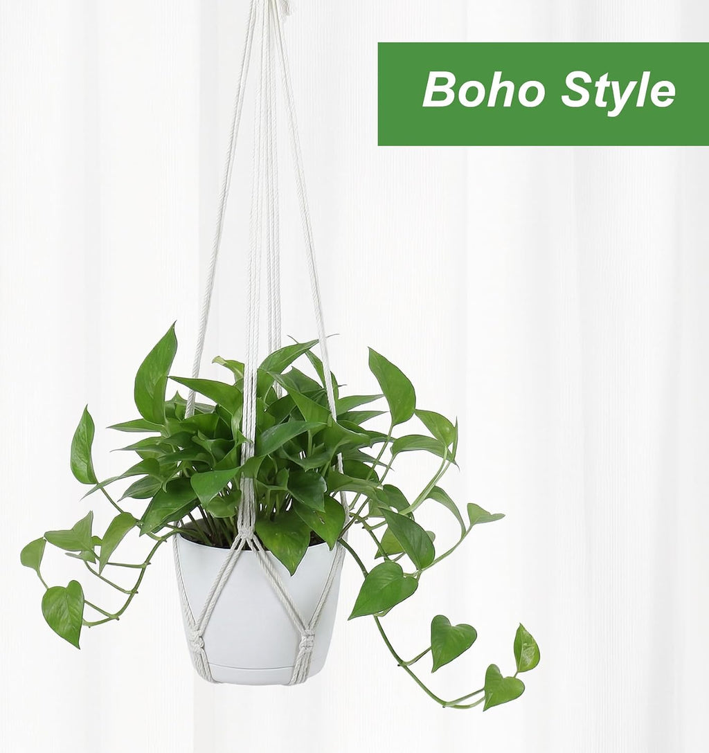 31 Inch Hanging Plant Holder, Decorative Small Macrame Plant Hangers Indoor