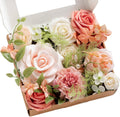 Ling's moment Fake Flowers Box, Garden Blush, Mini Combo
