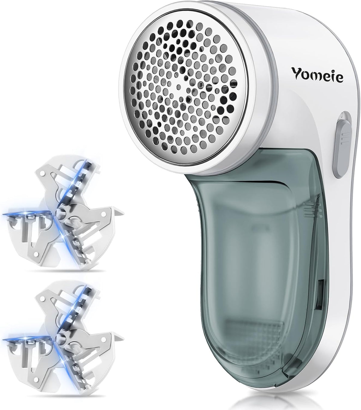 Fabric Shaver, Electric Lint Remover for Clothes & Furniture, Sweater Shaver & Pilling Remover, Depiller wtih 2 Extra Blades Included, Lint Shaver for Clothing - Battery Operated