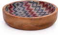 Handmade Wooden Snack Serving & Key Bowl, Decorative Countertop, 6 Inches