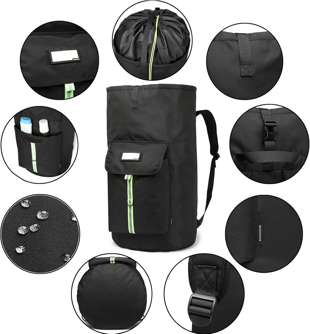 laundry backpack college laundry bags extra large heavy duty laundry bag