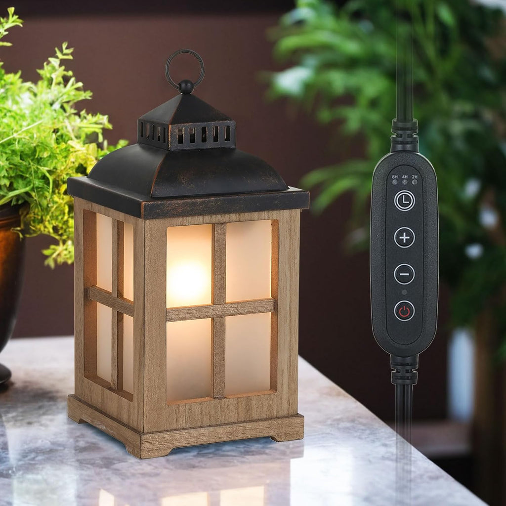 Wax Melt Warmer with Timer, Lantern Candle Warmer Farmhouse