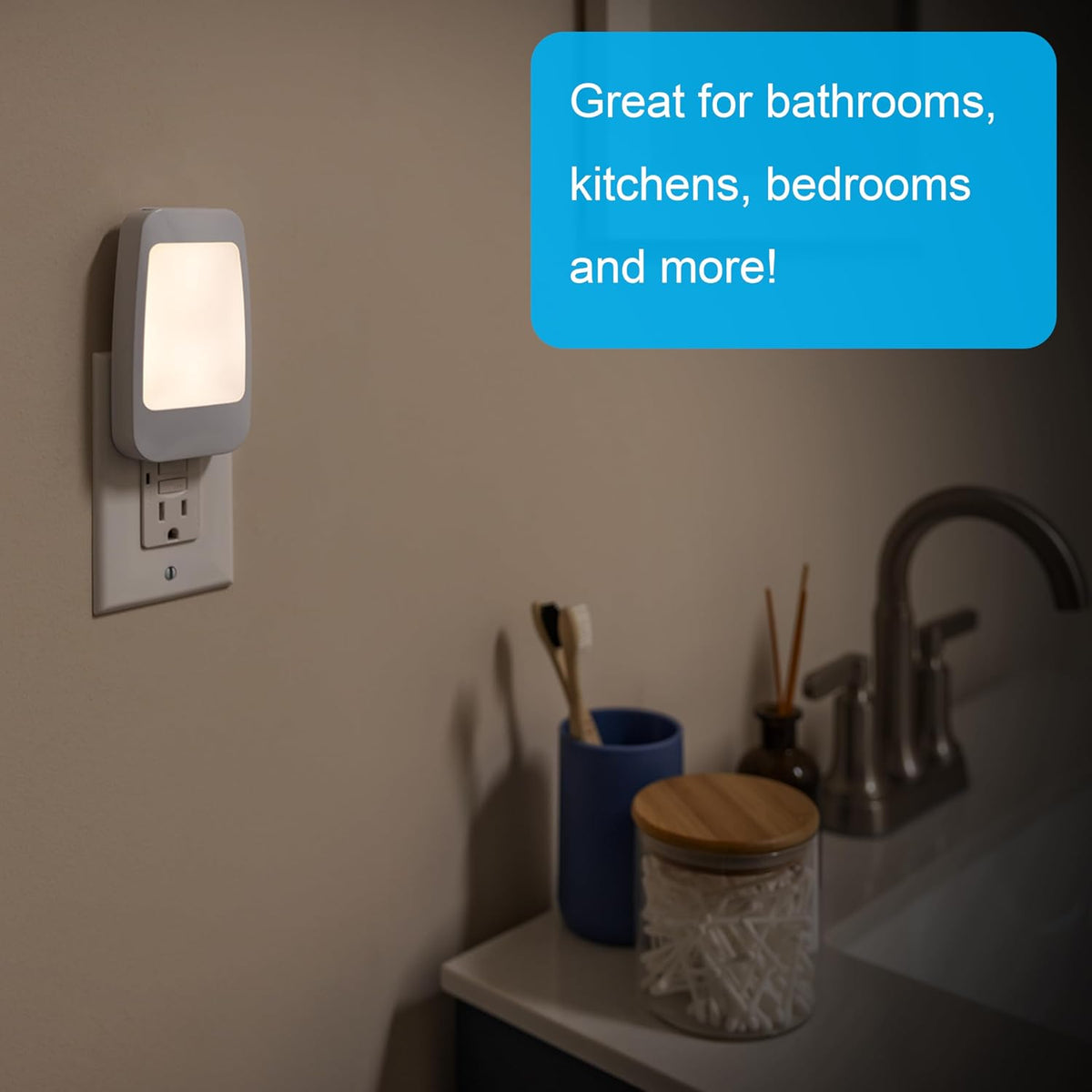 GE Plug in Power Failure Night Light with Dusk to Dawn Sensor
