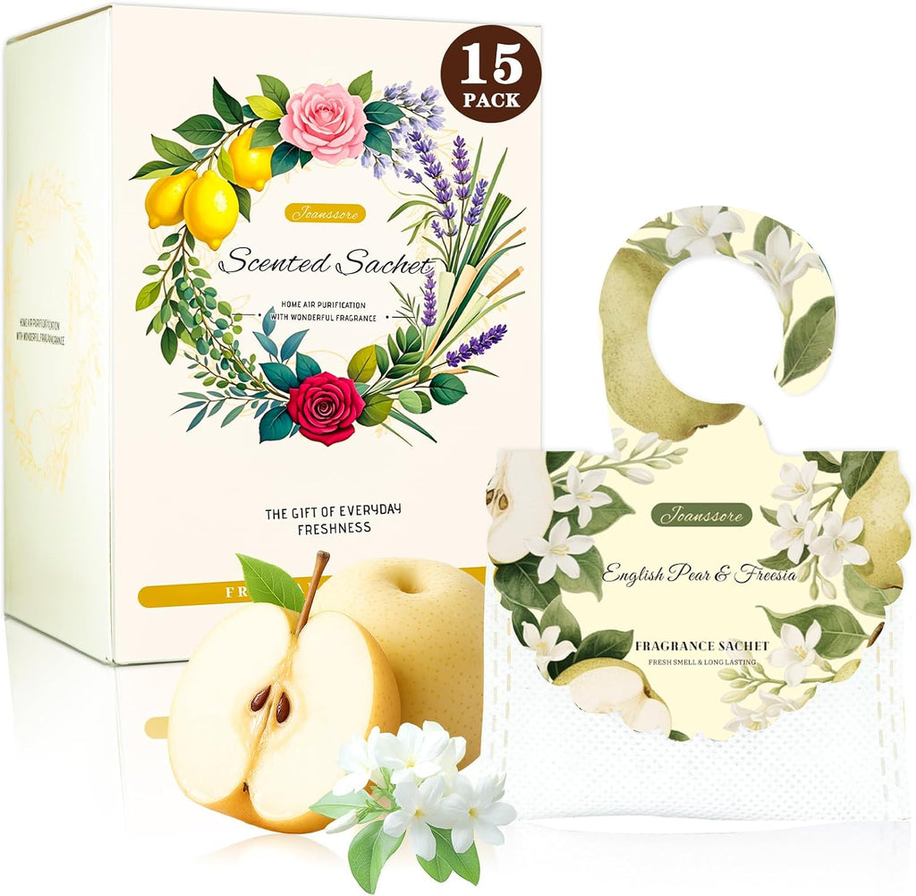 15 Packs Scented Sachets Bag for Drawers and Closets, Home Fragrance Sachet