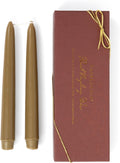 Cape Candle 8 Bayberry Taper Candles Hand Dipped, Standard .78” Base 2-Pack