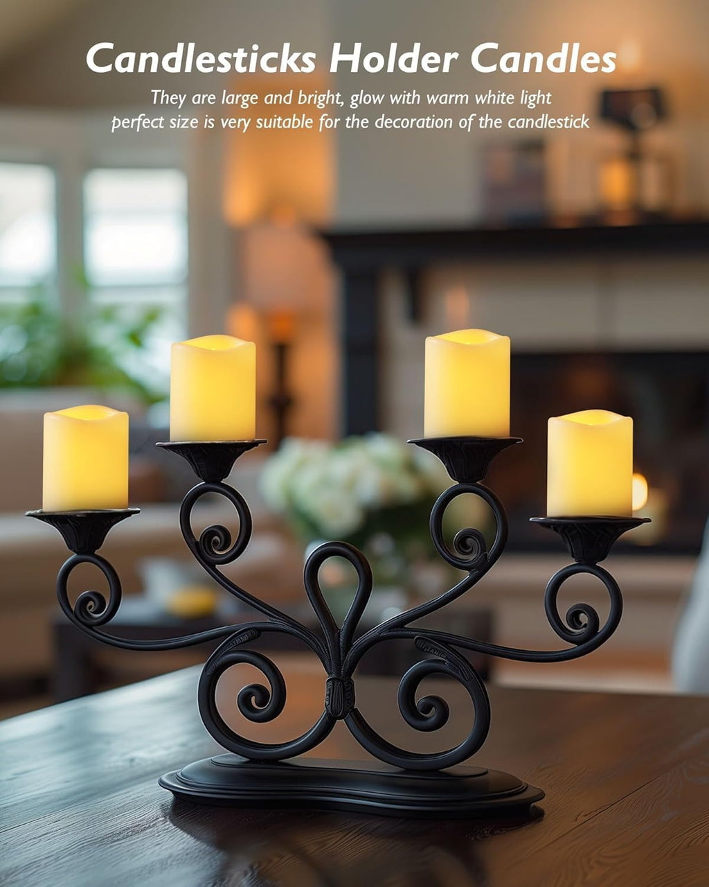 Homemory 24 Pack Flameless LED Votive Tealight Candles with Timer Remote