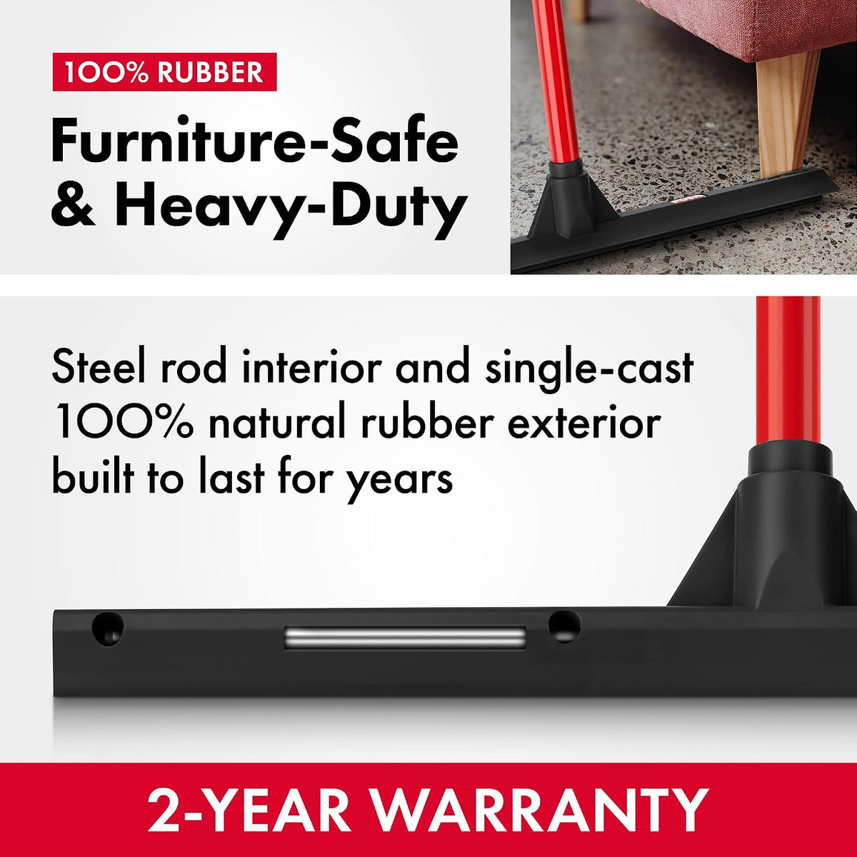 Tyroler Floor Squeegee Heavy Duty 17" | Floor Squeegee for Concrete Floor