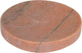 Creative Co-Op Marble Round Soapdish, Pink