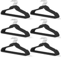New Premium Velvet Hangers 60 Pack, Non Slip Clothes Hangers, Black
