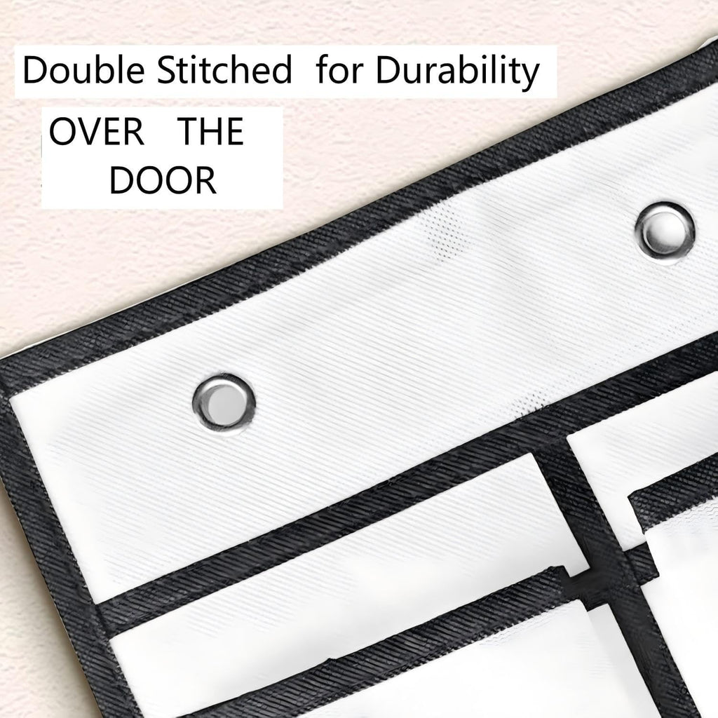 Over Door Shoe Organizer 28 Pockets Clear Hanging Shoe Rack