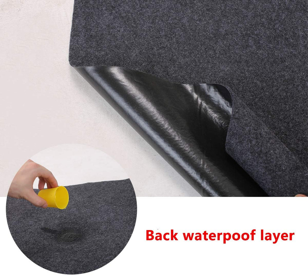 Under The Sink Mat， Kitchen Cabinet mat – Waterproof/Absorbent – Protects Cabinets，Absorbent Felt Material，Anti-Slip and Waterproof Backing，Contains Liquids，Washable (36" x 36")
