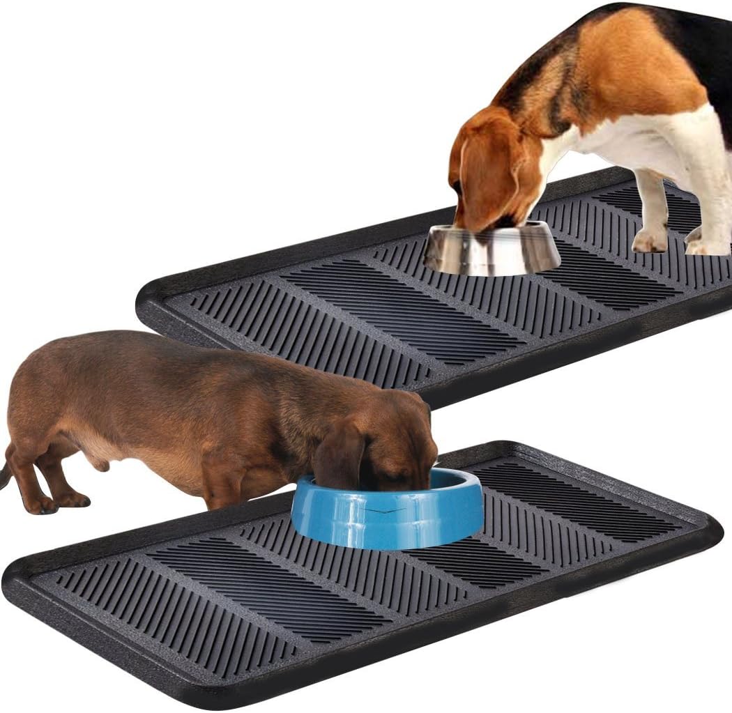 SafetyCare Rubber Shoe & Boot Tray - Multi-Purpose - 32 x 16 Inches - 1 Mat