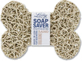 Soap Savers for bar soap, American Made by Luxiny, Lifts Soap in Soap Dishes & Shower Soap Holders -Handmade Soap Lasts Longer -Made with Plant Based Materials (Dog Bone Brown Tan)