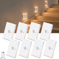 Motion Sensor Night Lights,Rechargeable Stair Lights Indoor,8 Pack,White
