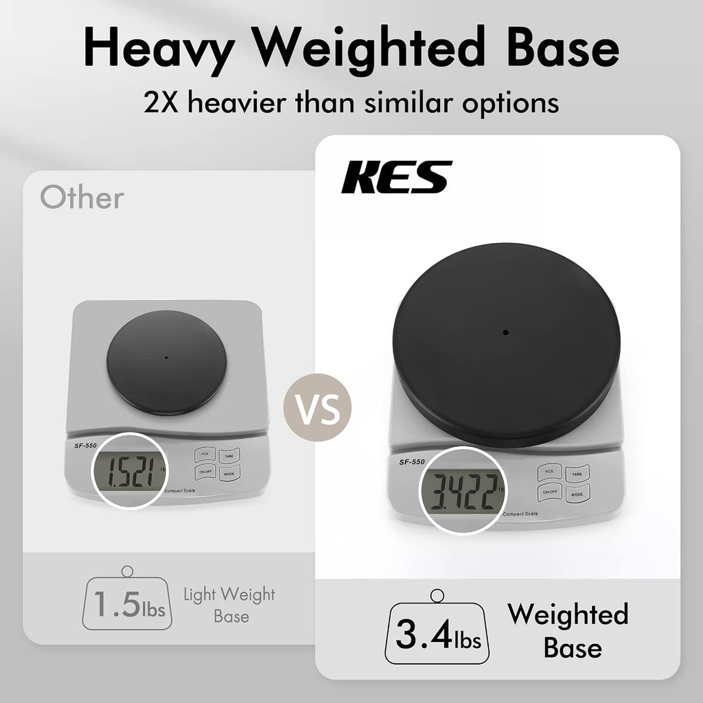 KES Bathroom Toilet Paper Holder Stand Modern Tissue Roll Holder SUS304 Stainless Steel Rustproof Freestanding 20.2" H, Matte Black BPH283S1-BK (Pack of 2)