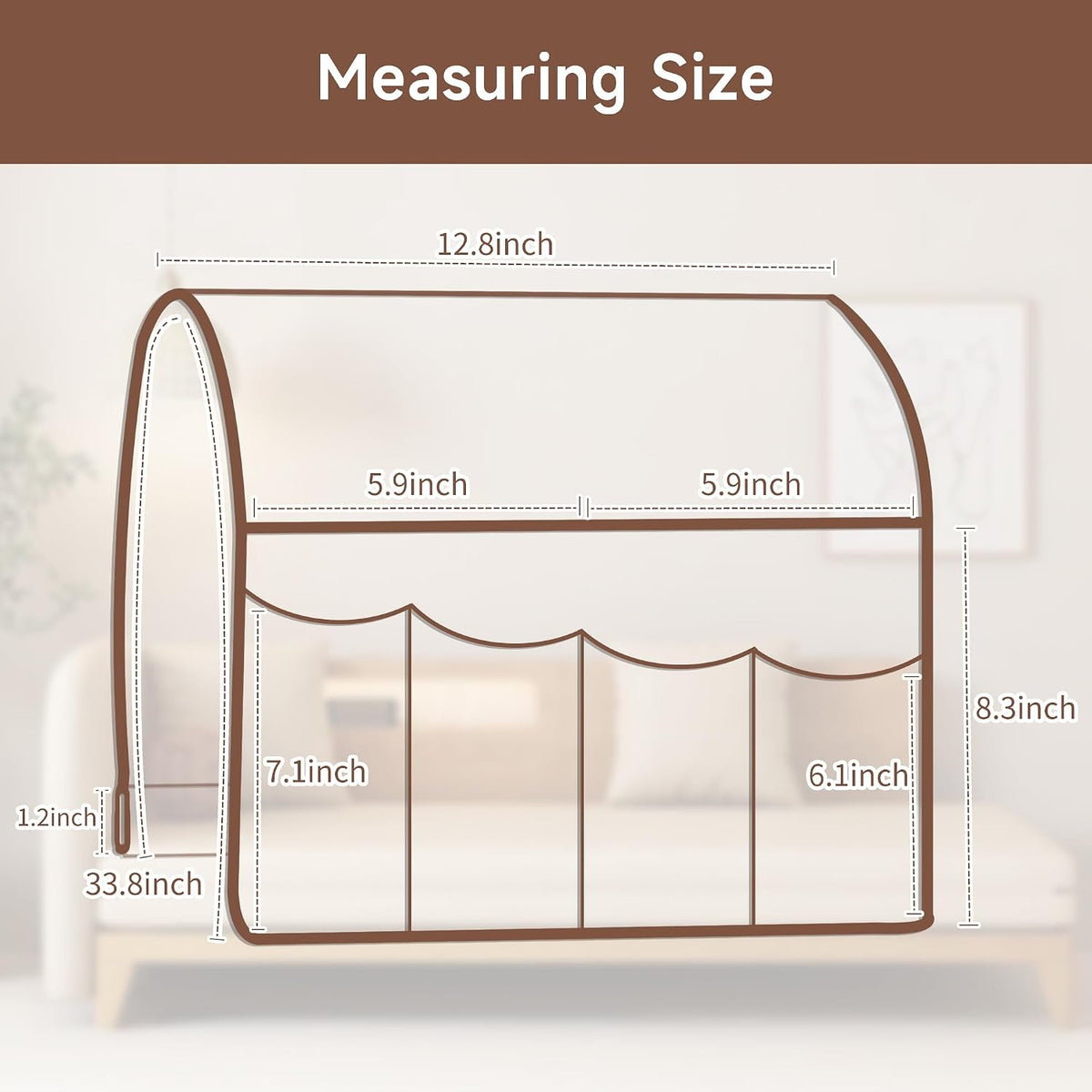 MEHIDFY Sofa Armrest Caddy, Anti Slip Recliner Armchair Organizer