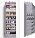 1 Pack Over The Door Shoe Organizer, 8 Shelves Hanging Shoe Organizers,